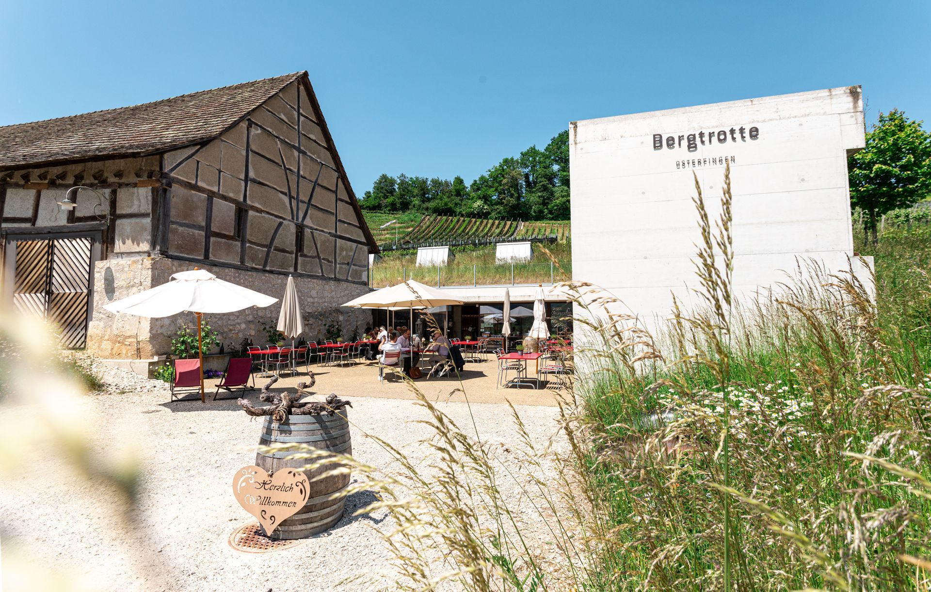 Aussenansicht der Bergtrotte in Osterfingen
